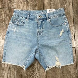 Style & Co. Blue Denim Bermuda Shorts